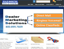 Tablet Screenshot of dealermarketingsolutions.com